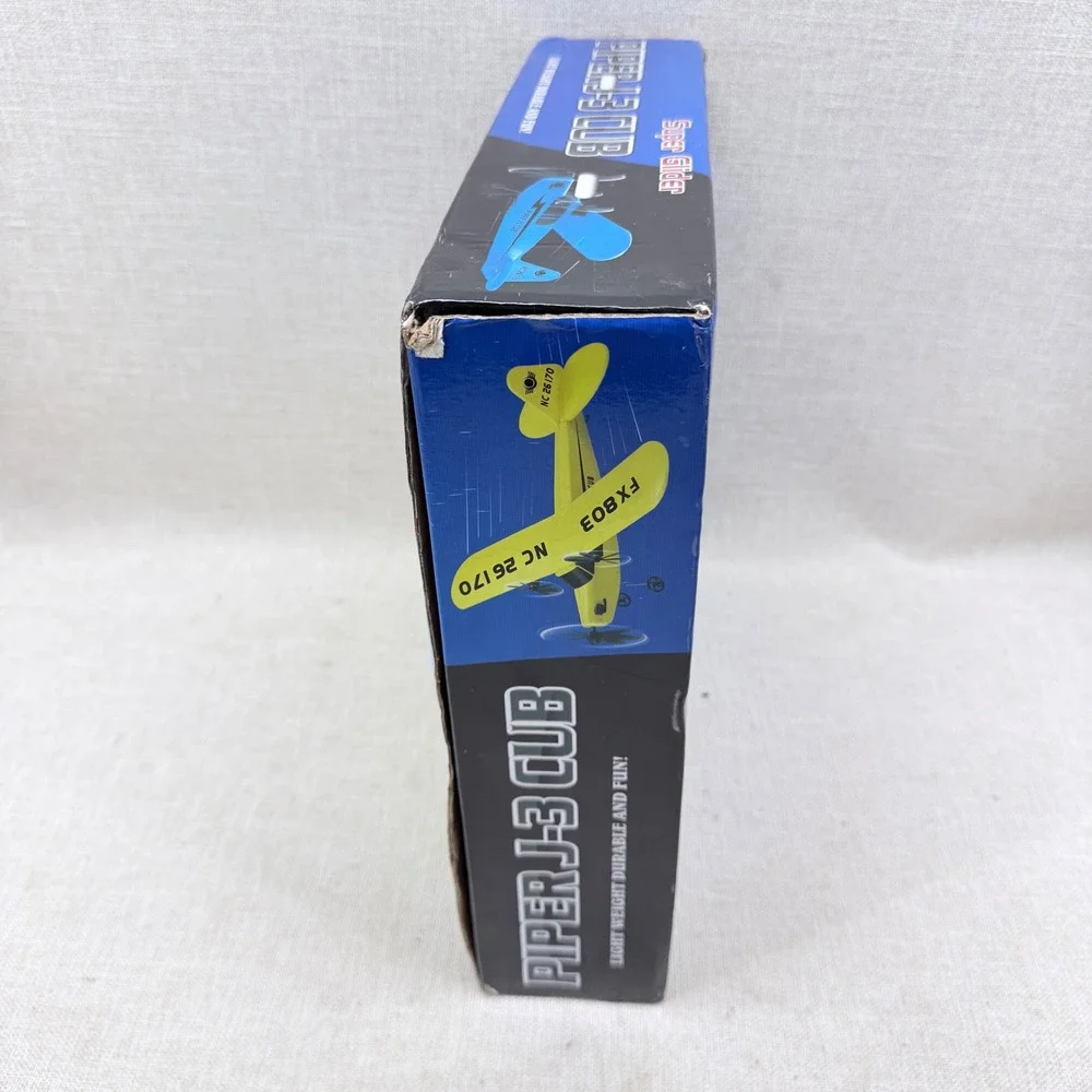 Piper J-3 Cub RC Airplane FX803 Blue Remote Control Super Glider Foam Plane